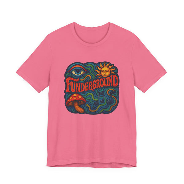 Music Logo T-Shirt - The Funderground Music Art Love Unisex Tee