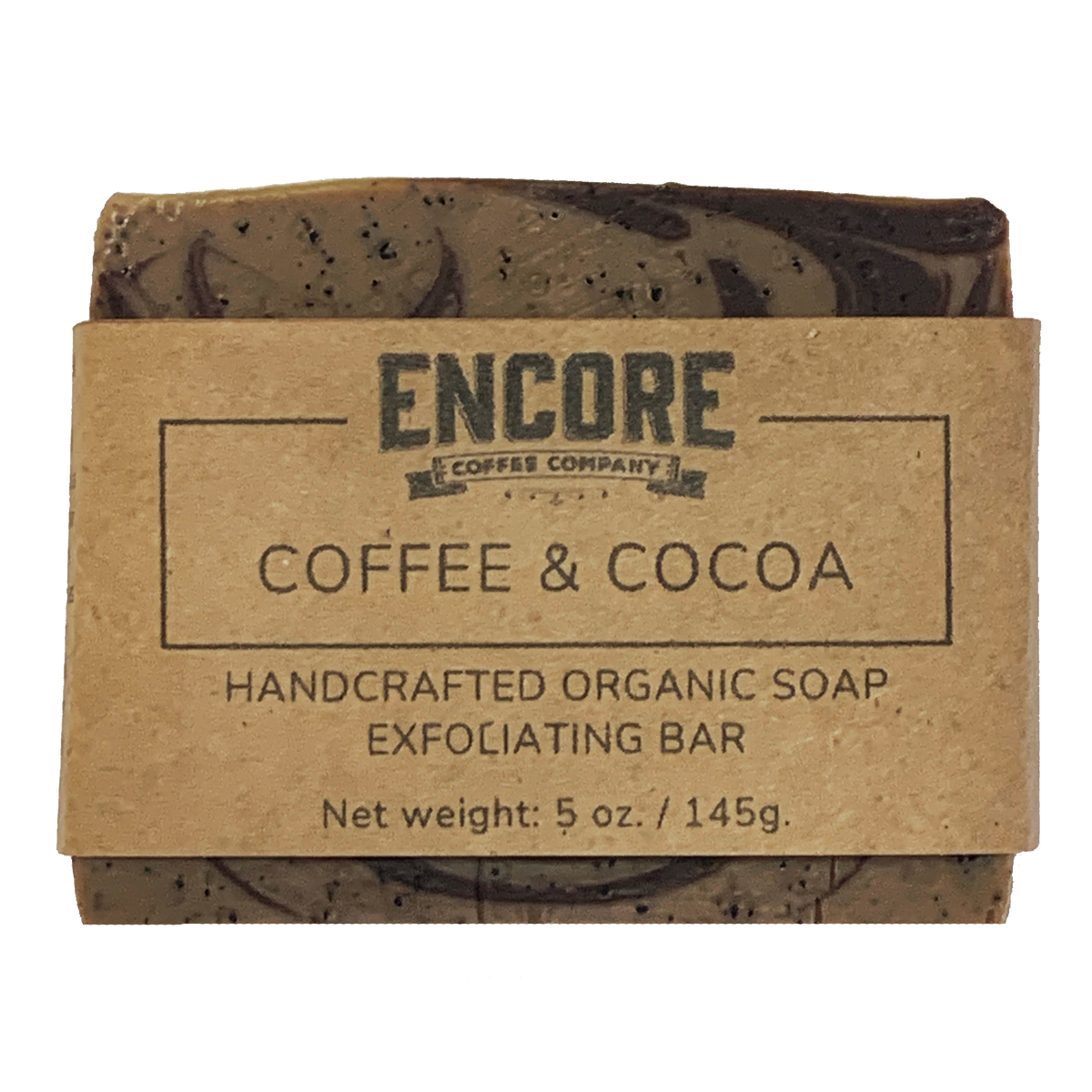 Coffee & Cocoa Exfoliating Soap Encore Coffee Company