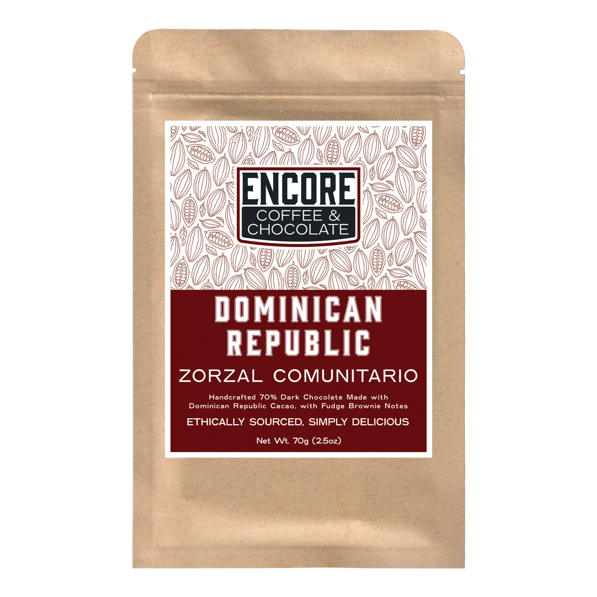 70% Dark - Dominican Republic - Encore Coffee Company – Encore