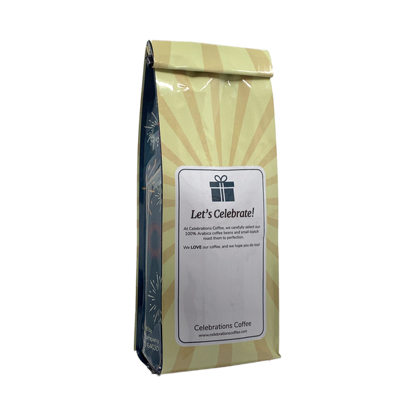 Back View of Bag – I Love KC Patriotic. Our coffee gift is freshly roasted in small batches.