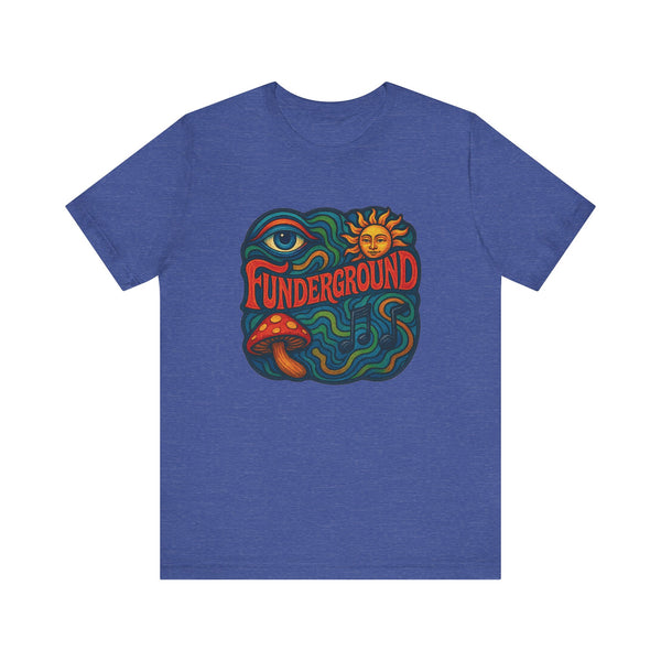 Music Logo T-Shirt - The Funderground Music Art Love Unisex Tee