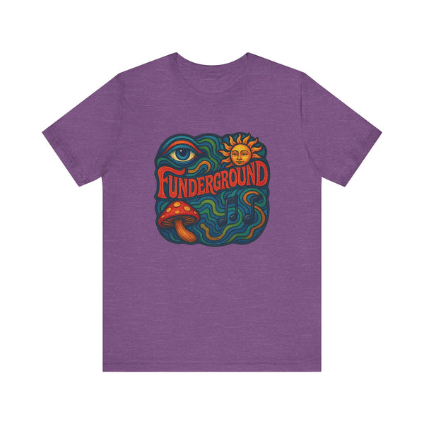 Music Logo T-Shirt - The Funderground Music Art Love Unisex Tee