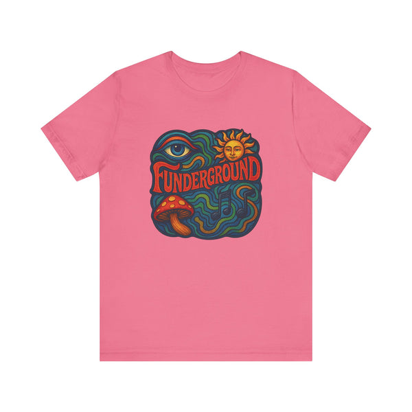 Music Logo T-Shirt - The Funderground Music Art Love Unisex Tee