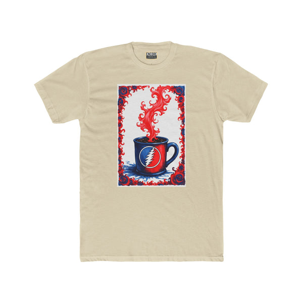 Caffeine Lover Tee - Grateful Cup Design