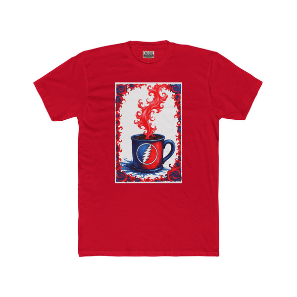 Caffeine Lover Tee - Grateful Cup Design