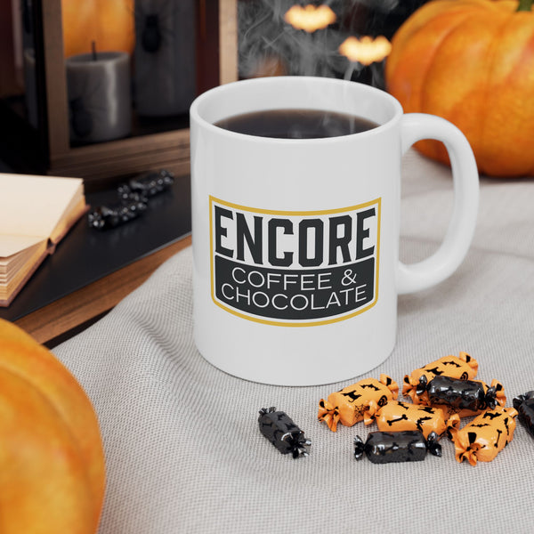 Coffee Mug with Encore Coffee & Chocolate Logo