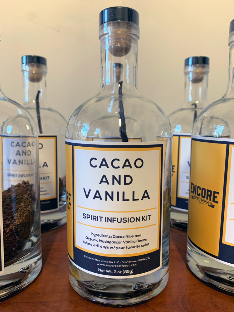 Cacao and Vanilla Spirit Infusion Kit Encore Coffee Company