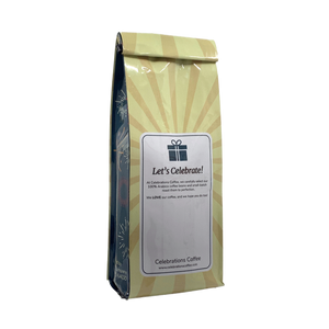 Back View of Bag – I Love KC Patriotic. Our coffee gift is freshly roasted in small batches.