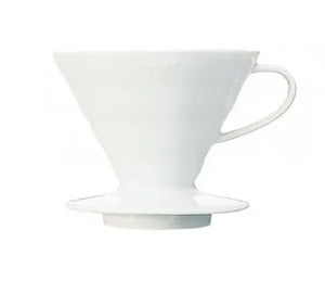 Hario V60 Ceramic Coffee Dripper 02 White - Encore Coffee Company